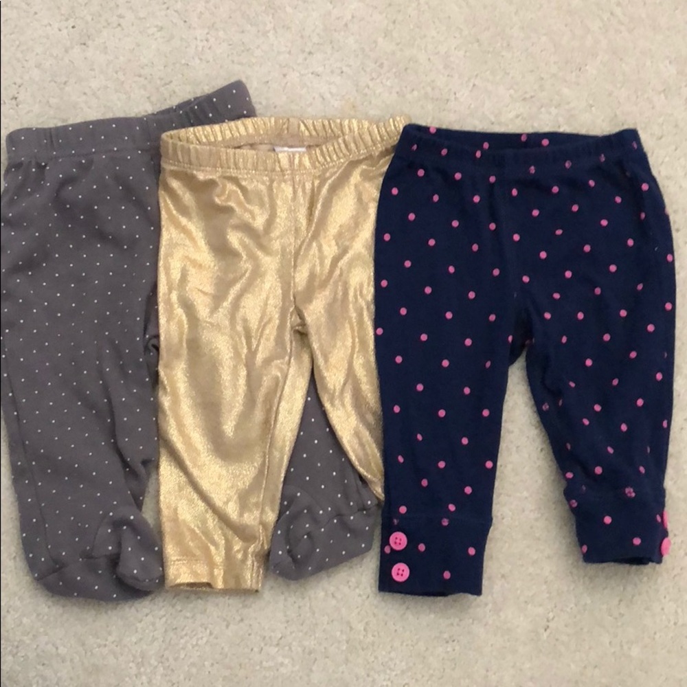 Baby girl, pant bundle. 6-9 month